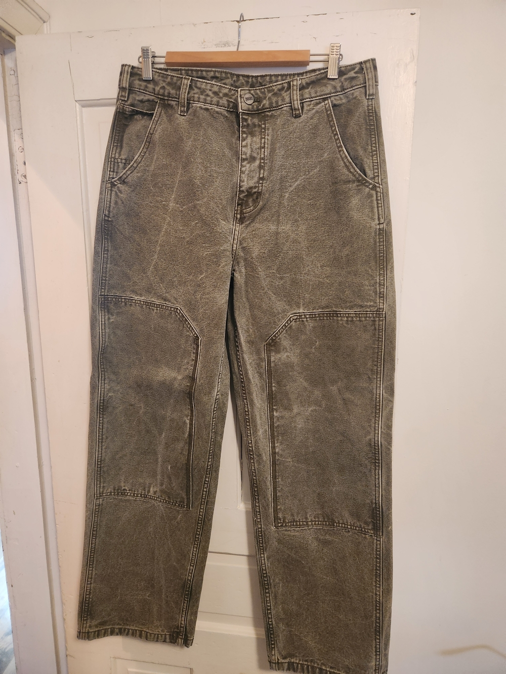 Zara Olive Green Utility Pants